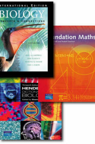 Cover of Valuepack: Biology : Concepts and Connections with Student CD-ROM/ Foundation Maths/Hendersons Dictionary of Biology.