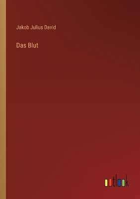 Book cover for Das Blut