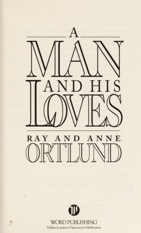 Book cover for A Man and His Loves