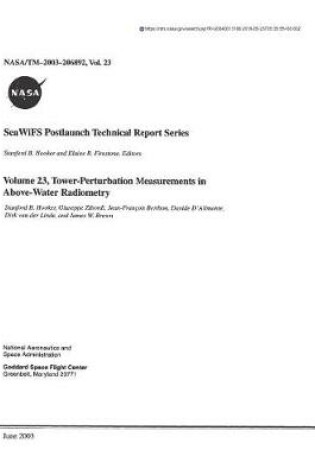 Cover of Tower-Perturbation Measurements in Above-Water Radiometry. Volume 23