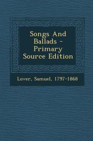 Cover of Songs and Ballads