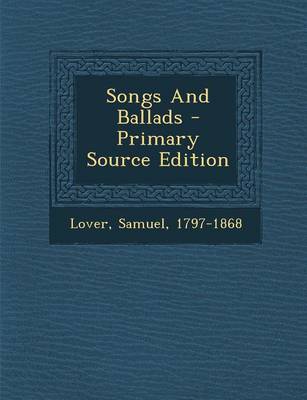 Book cover for Songs and Ballads