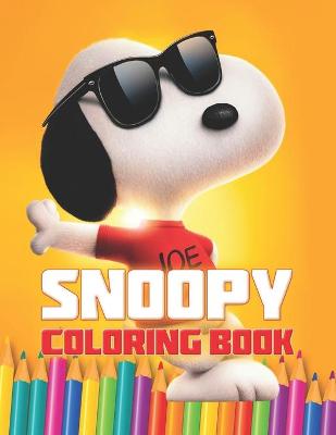 Book cover for SNOOPY Coloring Book