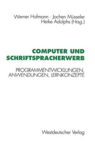 Cover of Computer und Schriftspracherwerb