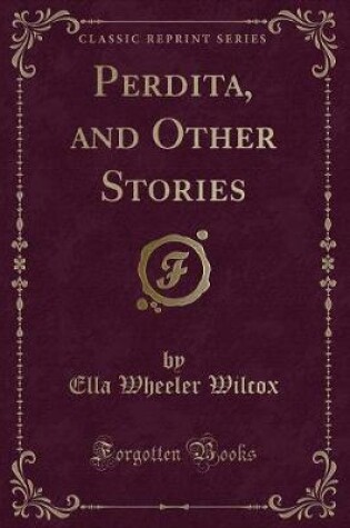 Cover of Perdita, and Other Stories (Classic Reprint)