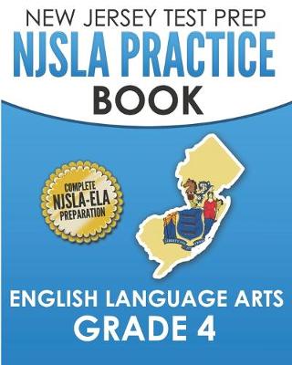 Book cover for NEW JERSEY TEST PREP NJSLA Practice Book English Language Arts Grade 4