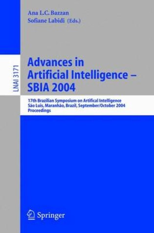 Cover of Advances in Artificial Intelligence - Sbia 2004