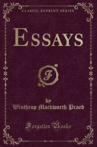 Cover of Essays (Classic Reprint)