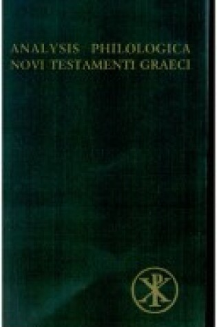 Cover of Analysis Philologica Novi Testamenti Graeci