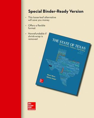 Book cover for The State of Texas Loose Leaf Edition with Connect Access Card