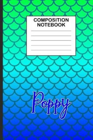 Cover of Poppy Composition Notebook