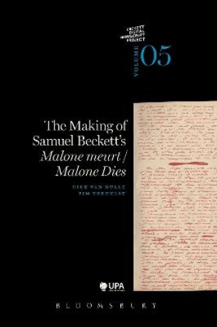 Cover of The Making of Samuel Beckett's 'Malone Dies'/'Malone meurt'