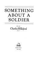 Book cover for Something about a Soldier