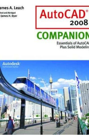 Cover of AutoCAD 2008 Companion with AutoDESK 2008 Inventor DVD