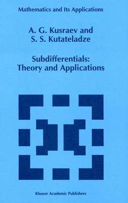 Book cover for Subdifferentials