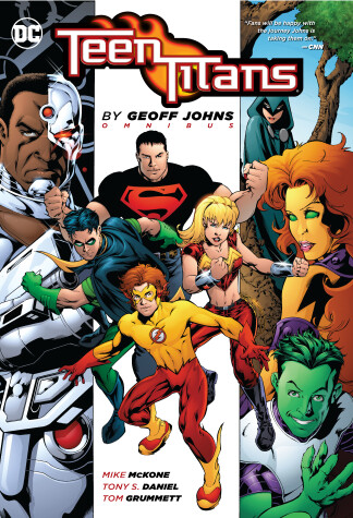 Book cover for Teen Titans by Geoff Johns Omnibus (2022 edition)