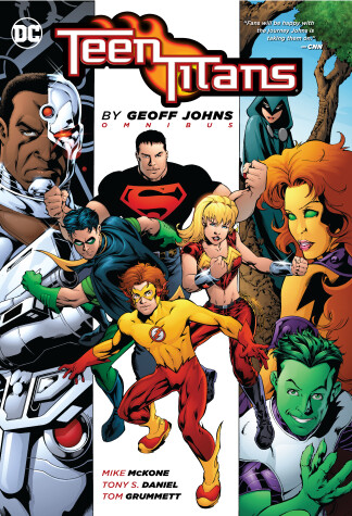 Book cover for Teen Titans by Geoff Johns Omnibus