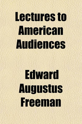 Book cover for Lectures to American Audiences