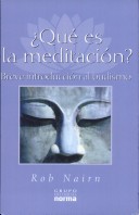 Book cover for Que Es La Meditacion?