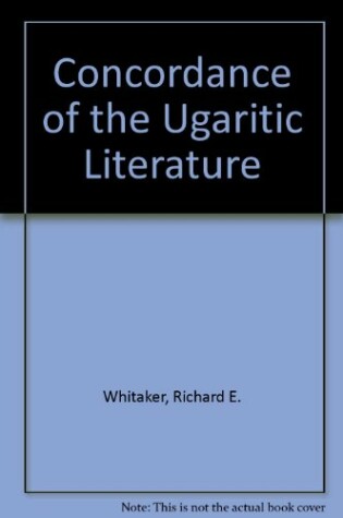 Cover of Concordance of the Ugaritic Literature