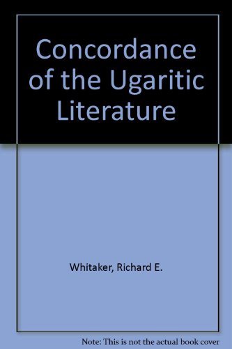 Book cover for Concordance of the Ugaritic Literature