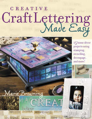 Book cover for Creative Craft Lettering Made Easy
