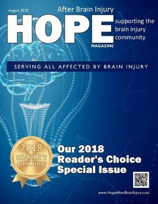 Book cover for Hope After Brain Injury Magazine - August 2018