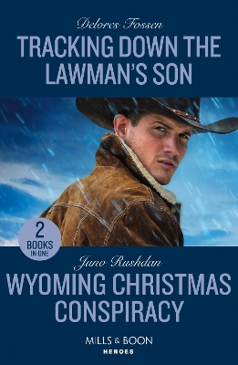 Book cover for Tracking Down The Lawman's Son / Wyoming Christmas Conspiracy