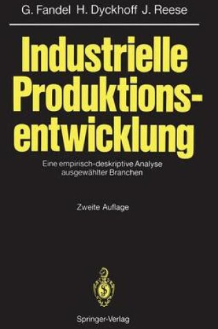 Cover of Industrielle Produktionsentwicklung