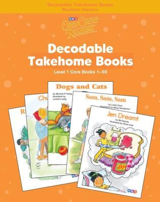 Book cover for Open Court Reading, Core Decodable Takehome Blackline Masters (Books 1-59 )(1 workbook of 59 stories), Grade 1