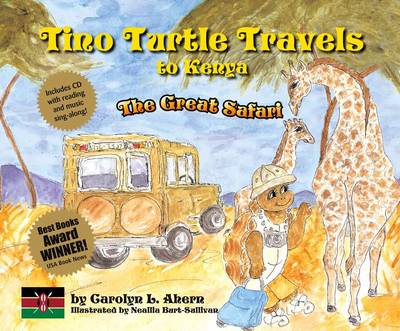 Book cover for Tino Turtle Travels to Kenya