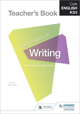 Book cover for Core English KS3                                                      Real Progress in Writing Teacher's book