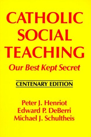 Cover of Catholic Social Teaching