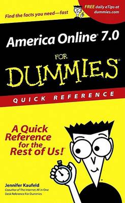 Book cover for America Online 7.0 for Dummies Quick Reference