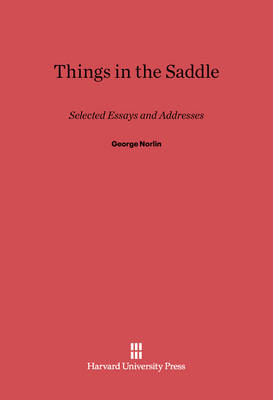 Book cover for Things in the Saddle