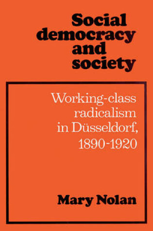 Cover of Social Democracy and Society