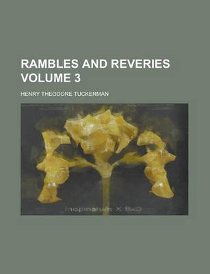 Book cover for Rambles and Reveries Volume 3