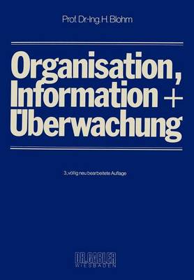 Book cover for Organisation, Information und Überwachung