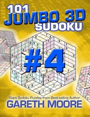 Book cover for 101 Jumbo 3D Sudoku Volume 4