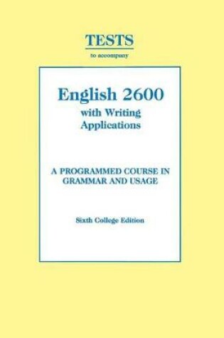 Cover of Tests - English 2600