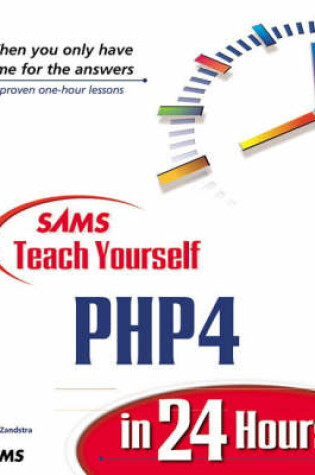 Cover of Sams Teach Yourself PHP4 in 24 Hours