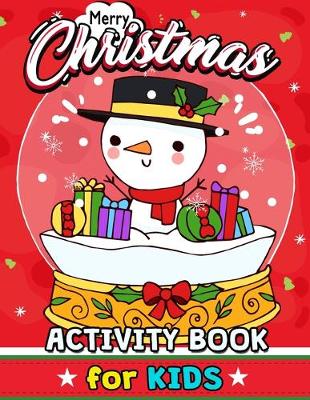 Book cover for Merry Christmas Activity Books for Kids