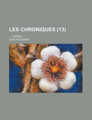 Book cover for Les Chroniques (13); Poesies