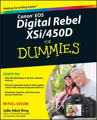 Book cover for Canon EOS Digital Rebel XSi/450D For Dummies