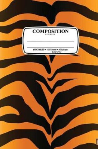 Cover of Composition Notebook Tiger