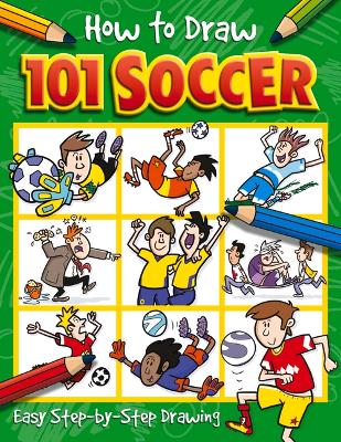 Book cover for How to Draw 101 Soccer