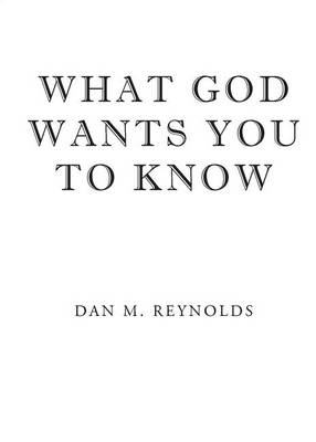 Book cover for What God Wants You to Know