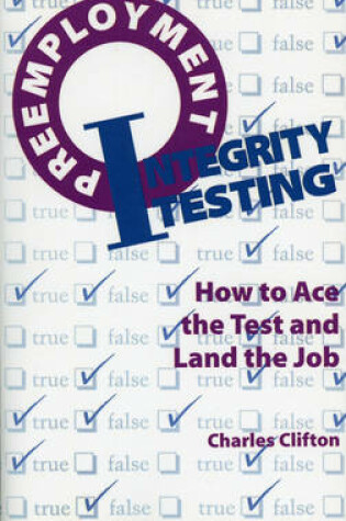 Cover of Preemployment Integrity Testing