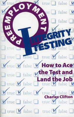 Book cover for Preemployment Integrity Testing