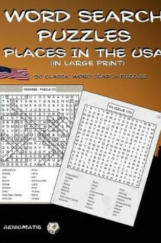 Cover of Word Search Puzzles - Places in the USA